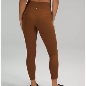 Lululemon Align Ribbed High-Rise Pant 25" Roasted Brown